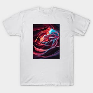 Abstract Vivid Antelope Canyon Design T-Shirt